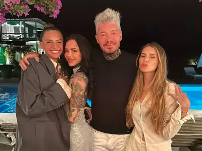 Marcelo Tinelli y sus hijas