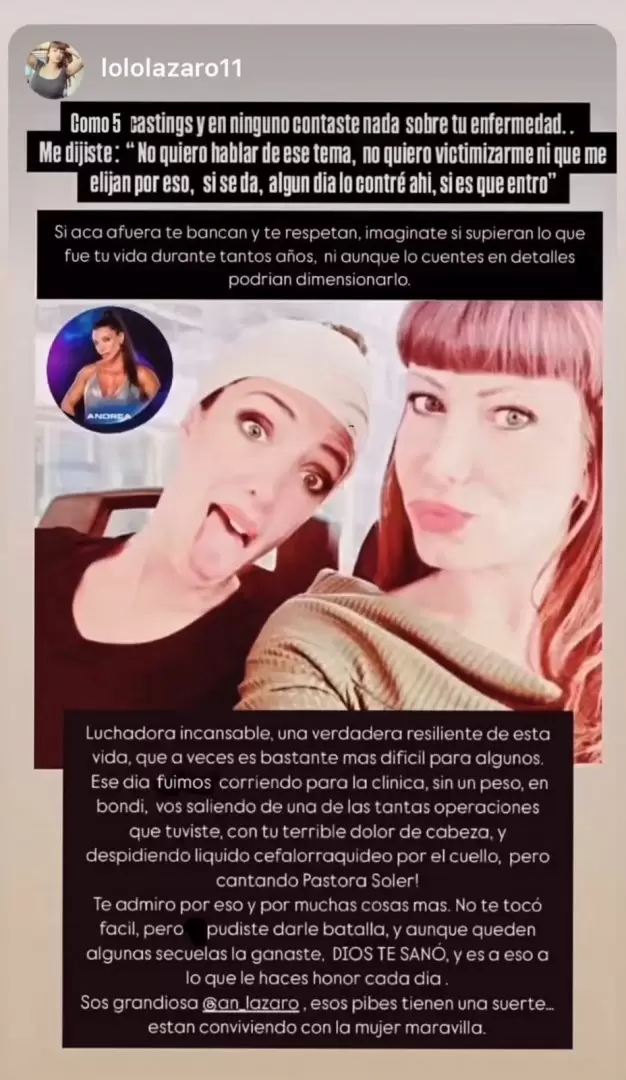 La dura historia de Andrea Lzaro que trat de ocultar de las cmaras de Gran Hermano