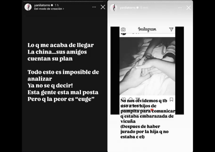 La China Surez us a los hijos de Vicua para blanquear su embarazo y ahora va por los hijos de Wanda Nara