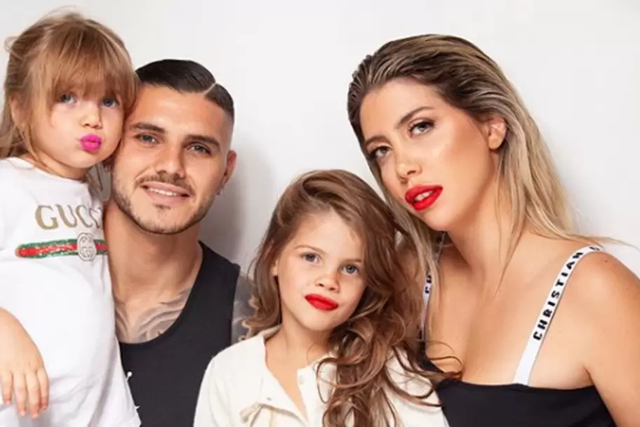 Mauro Icardi y Wanda Nara se pelean por la tenencia de sus hijas