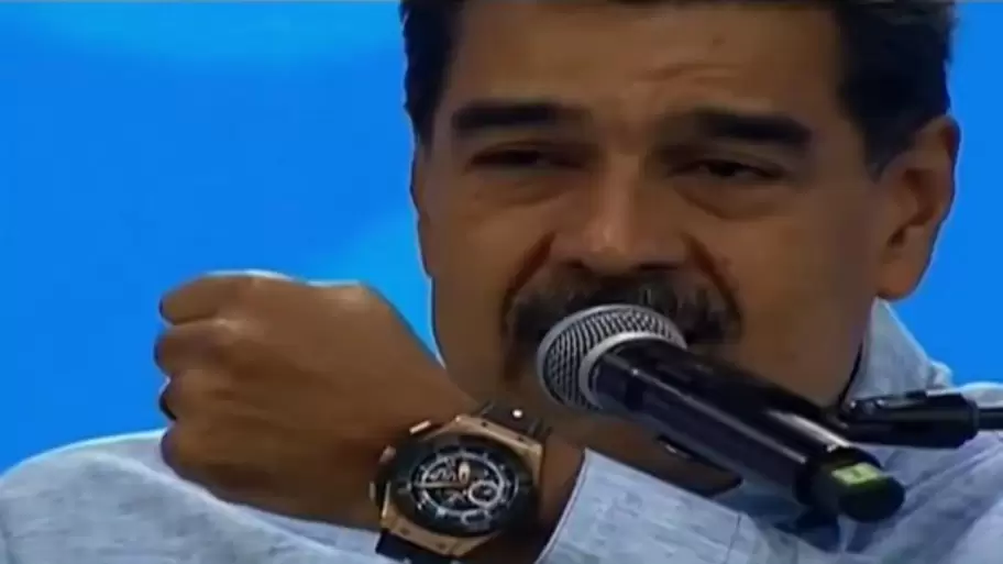 El reloj que Diego Armando Maradona le regal a Nicols Maduro