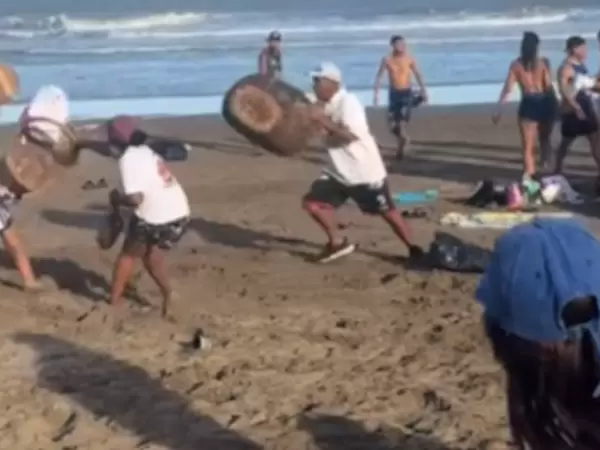 Pelea en Villa Gesell