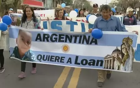 Marcha por la aparicin con vida de Loan Pea