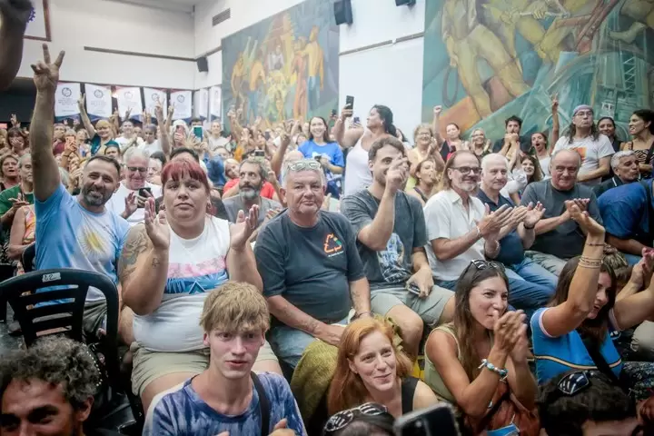 Acto de Grabois en Mar del Plata