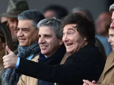 Javier Milei y Luis "Toto" Caputo