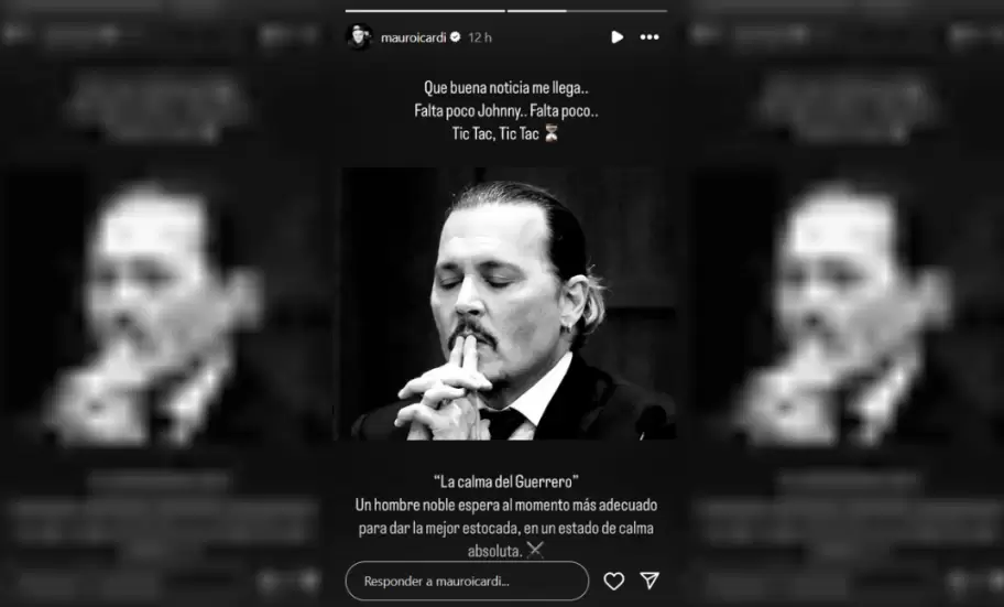 Mauro Icardi volvi a compararse con Johnny Depp