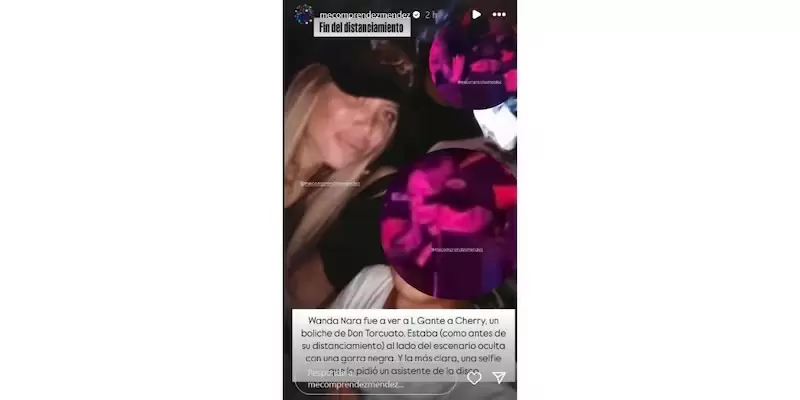 L-gante y Wanda Nara pasaron el sbado juntos en un boliche