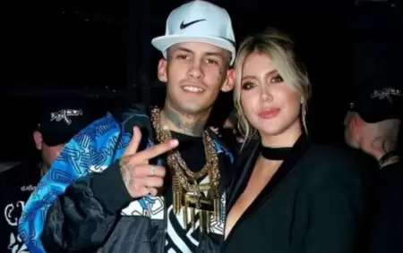 L-Gante y Wanda Nara