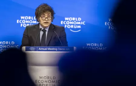 Javier Milei en Davos