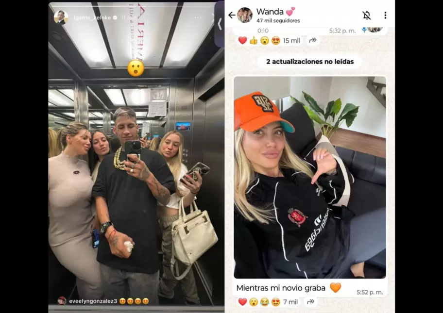 Wanda Nara y L-Gante juntos en Crdoba