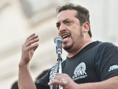 El secretario general del SUTNA, Alejandro Crespo.