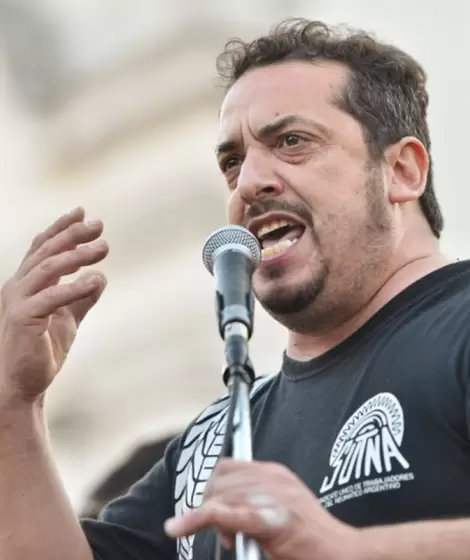 El secretario general del SUTNA, Alejandro Crespo.