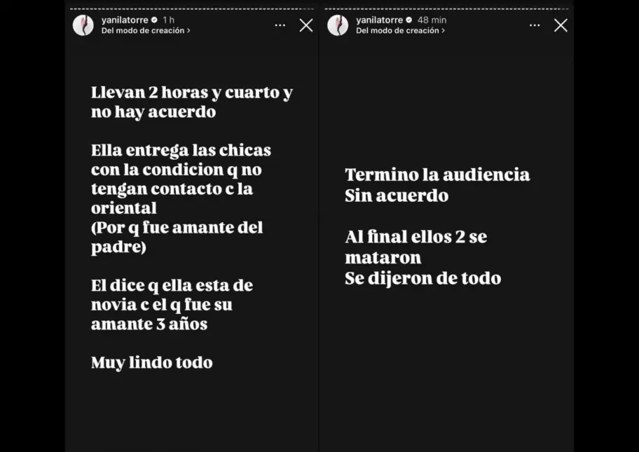 Los detalles de la audiencia que termin en desacuerdo