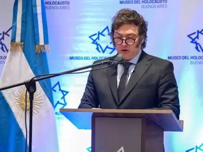 Javier Milei habl desde el Museo del Holocausto de Buenos Aires por el Da Internacional del Holocausto.