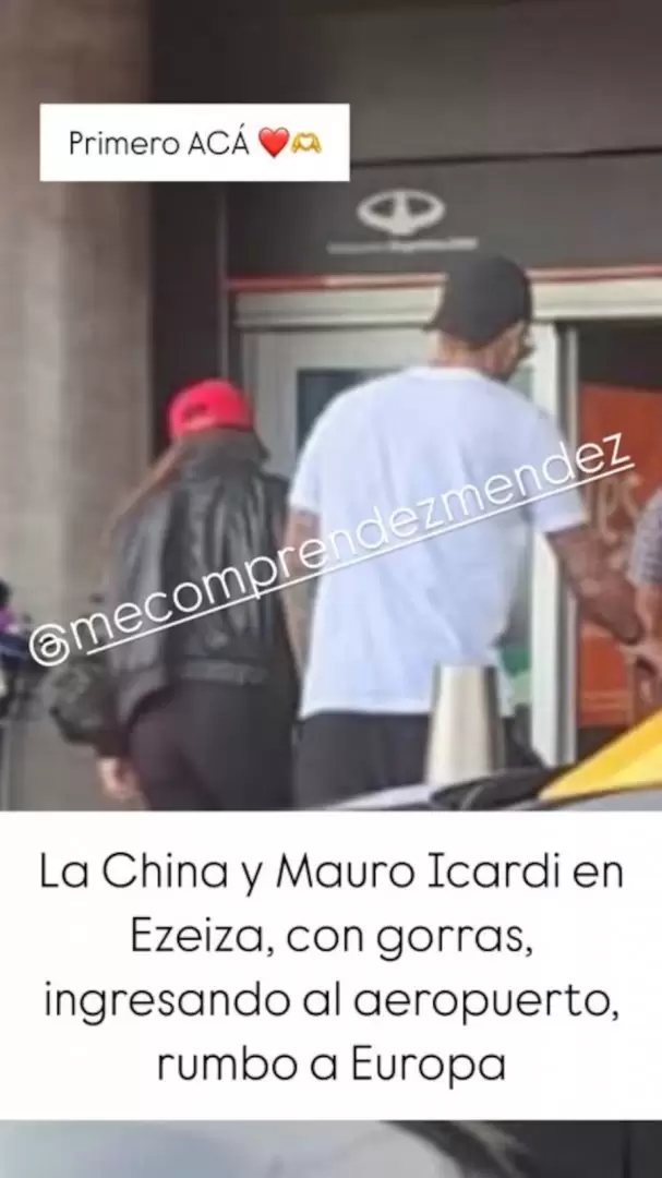 Mauro y La China yndose a Europa