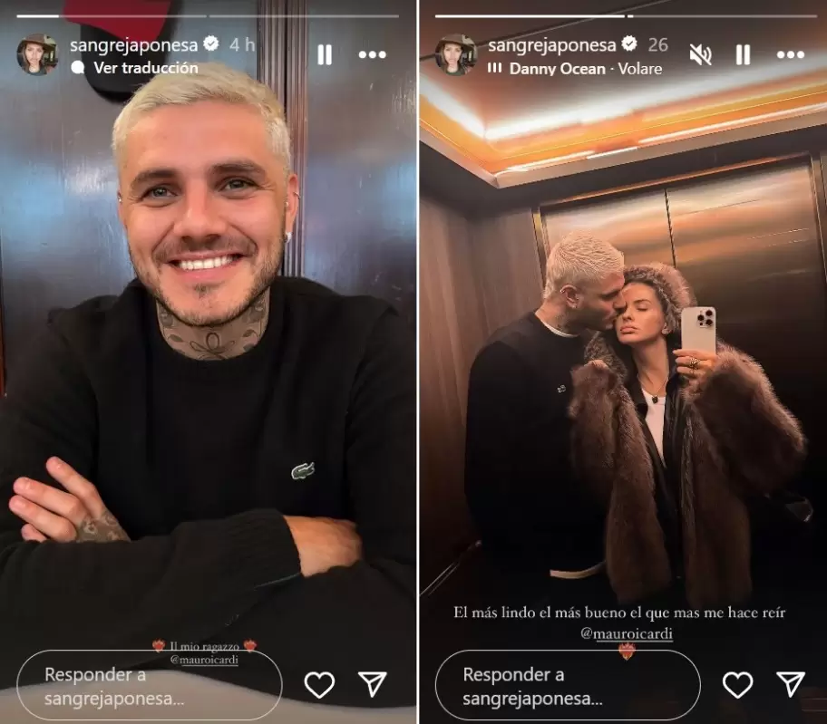 Mauro Icardi y la China Surez disfrutan de Miln