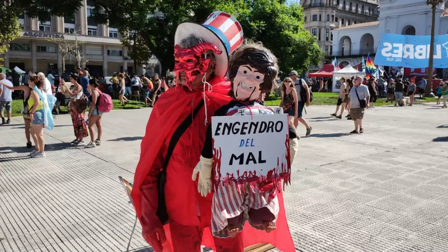 Marcha Federal LGTBIQ+: los manifestantes se movilizan a la Plaza de Mayo