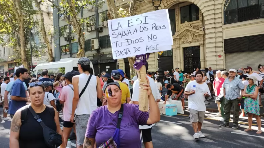 Marcha Federal LGTBIQ+: los manifestantes se movilizan a la Plaza de Mayo