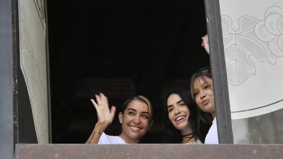 Lali Espsito, Mara Becerra y Taichu se sumaron a la marcha