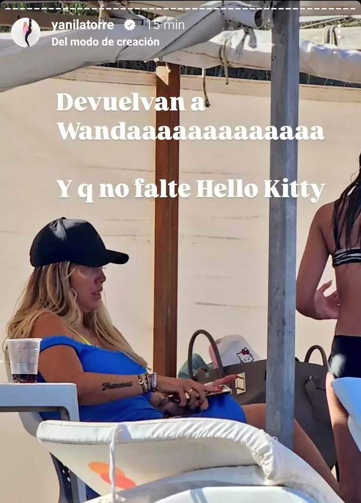 La est pasando mal, Wanda?