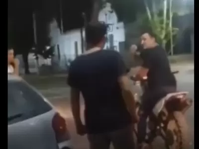 El hecho sucedi en Saladillo y el hombre fue increpado por vecinos