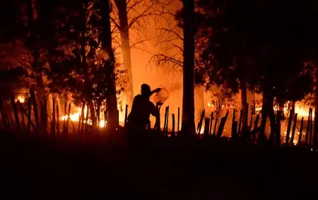 El incendio ms importante se encuentra dentro del Parque Nacional Nahuel Huapi