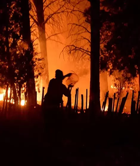 El incendio ms importante se encuentra dentro del Parque Nacional Nahuel Huapi