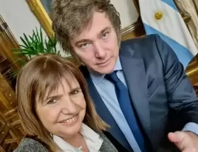 Patricia Bullrich y Javier Milei