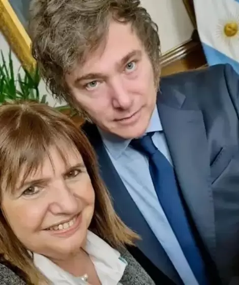 Patricia Bullrich y Javier Milei