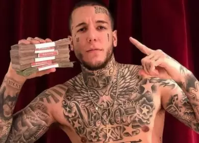 Alex Caniggia y el dinero.