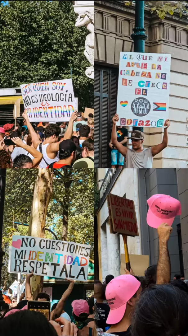 "Make Argentina Gay Again" en la Marcha del Orgullo Antifascista y Antirracista