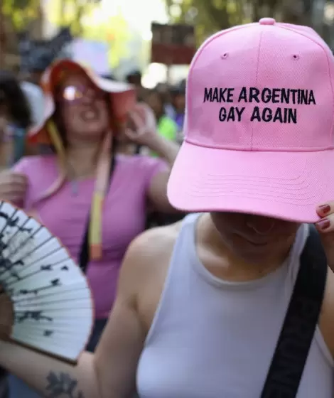 "Make Argentina Gay Again" en la Marcha del Orgullo Antifascista y Antirracista