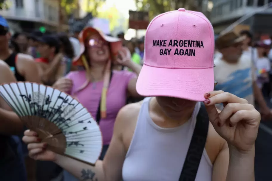 "Make Argentina Gay Again" en la Marcha del Orgullo Antifascista y Antirracista