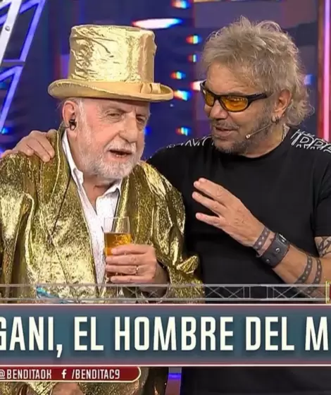 Horacio Pagani y Beto Casella, tras la llegada magistral del periodista deportivo que gan en la quiniela.