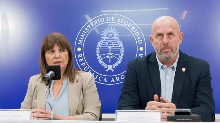 Patricia Bullrich y Waldo Wolff