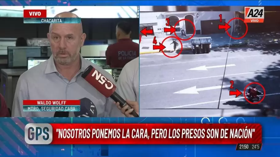 La huida de los presos fue captada por las cmaras de seguridad