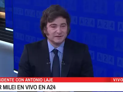 Javier Milei en A24