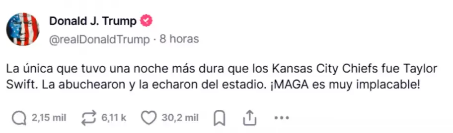 Trump, orgulloso del escrache a una de sus principales detractoras