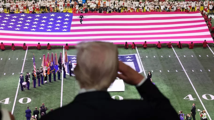 Donald Trump en el Super Bowl