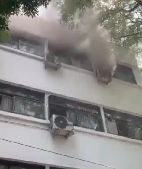 Incendio en un colegio en Caballito: ms de 60 evacuados