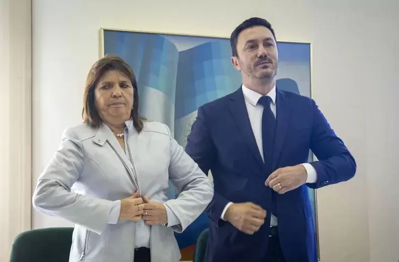 Patricia Bullrich y Luis Petri