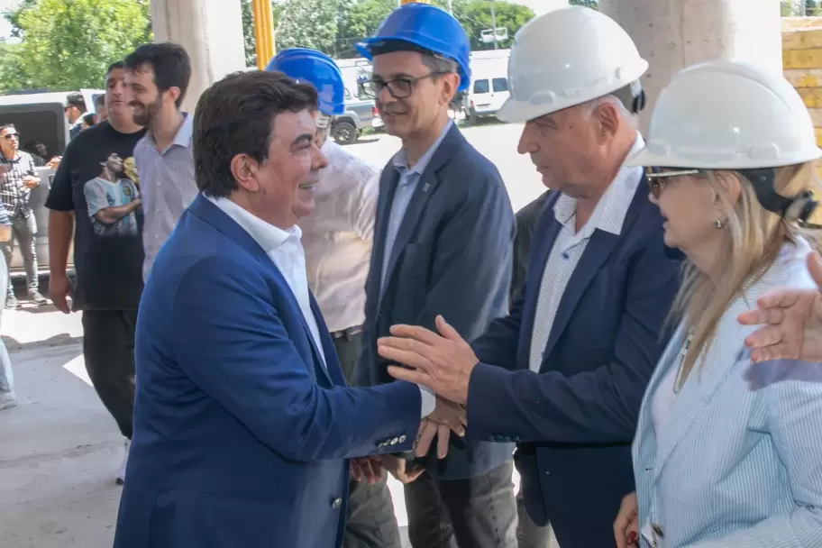 Fernando Espinoza en el polo tecnolgico de La Matanza