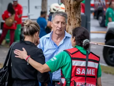 Adrin Ventura vio su departamento destruido por el incendio