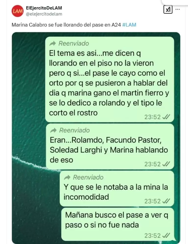 El mensaje que Pepe public y luego borr