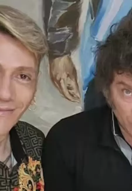 Roberto Piazza y Javier Milei