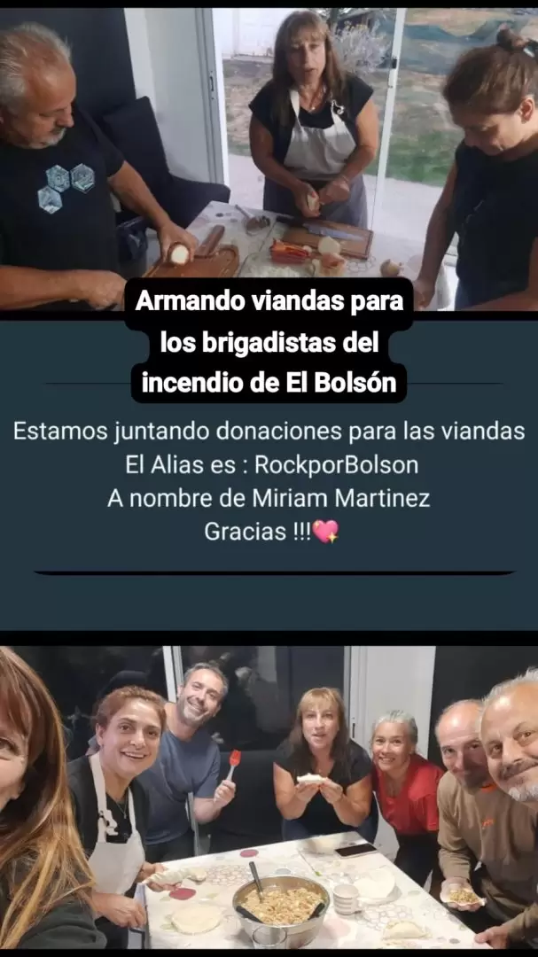 El flyer por el cual se viraliz la tarea solidaria que haca este grupo de bailarines de rock and roll de El Bolsn.