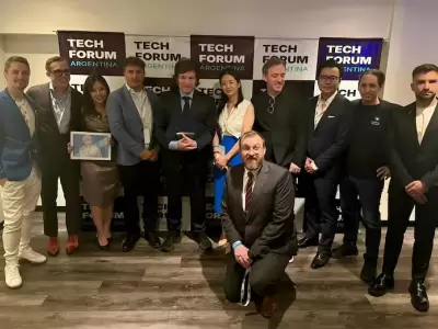 Javier Milei en el Tech Forum Argentina