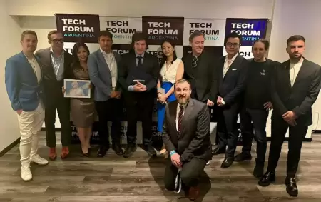 Javier Milei en el Tech Forum Argentina