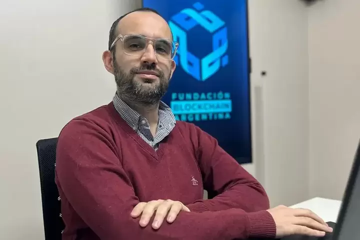 Guido Zatloukal, presidente de la Fundacin Blockchain Argentina