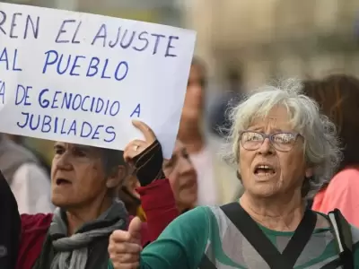 Marcha de jubilados en 2024